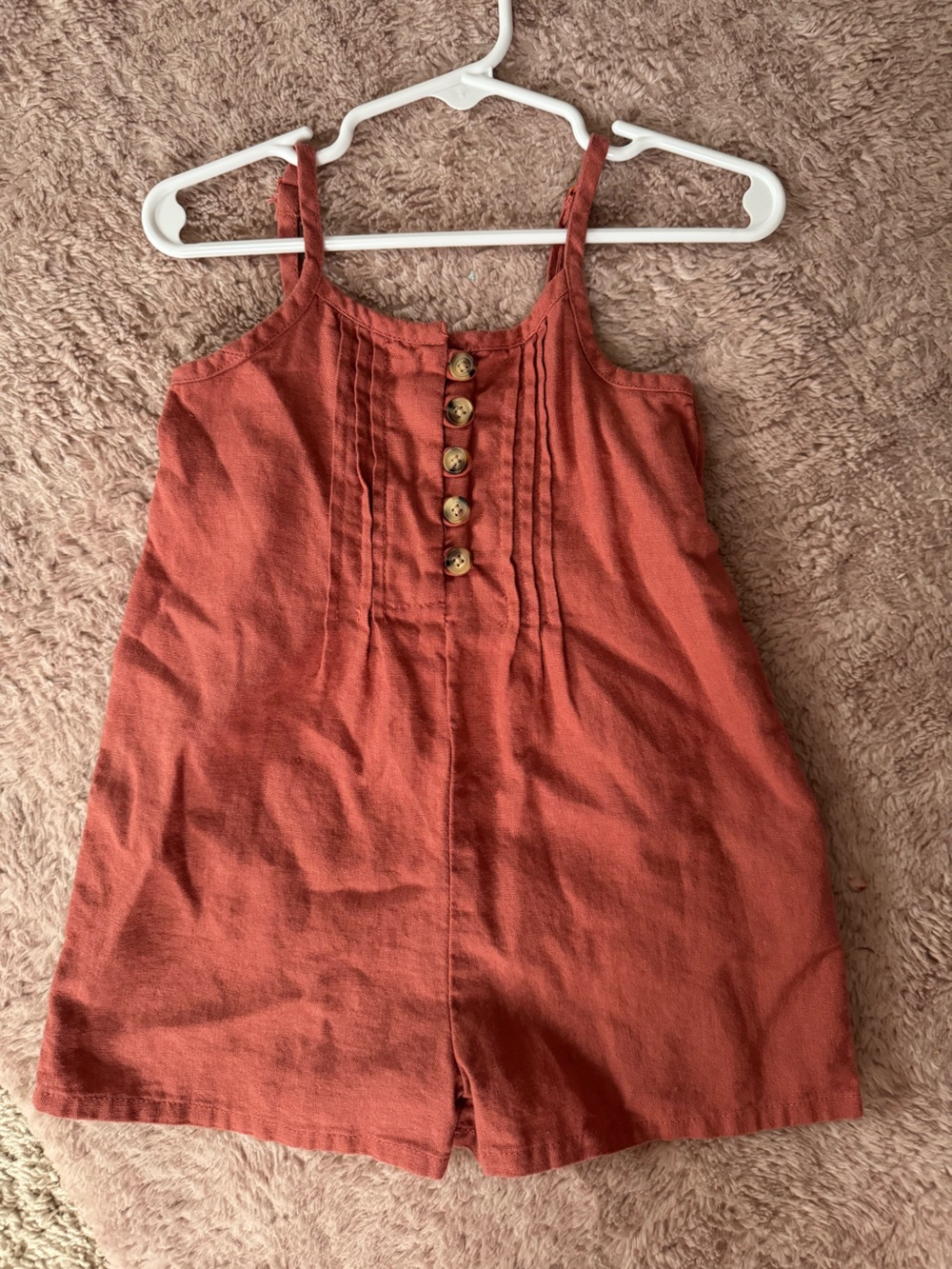 Cotton On Kids Rust Textured Tank Top